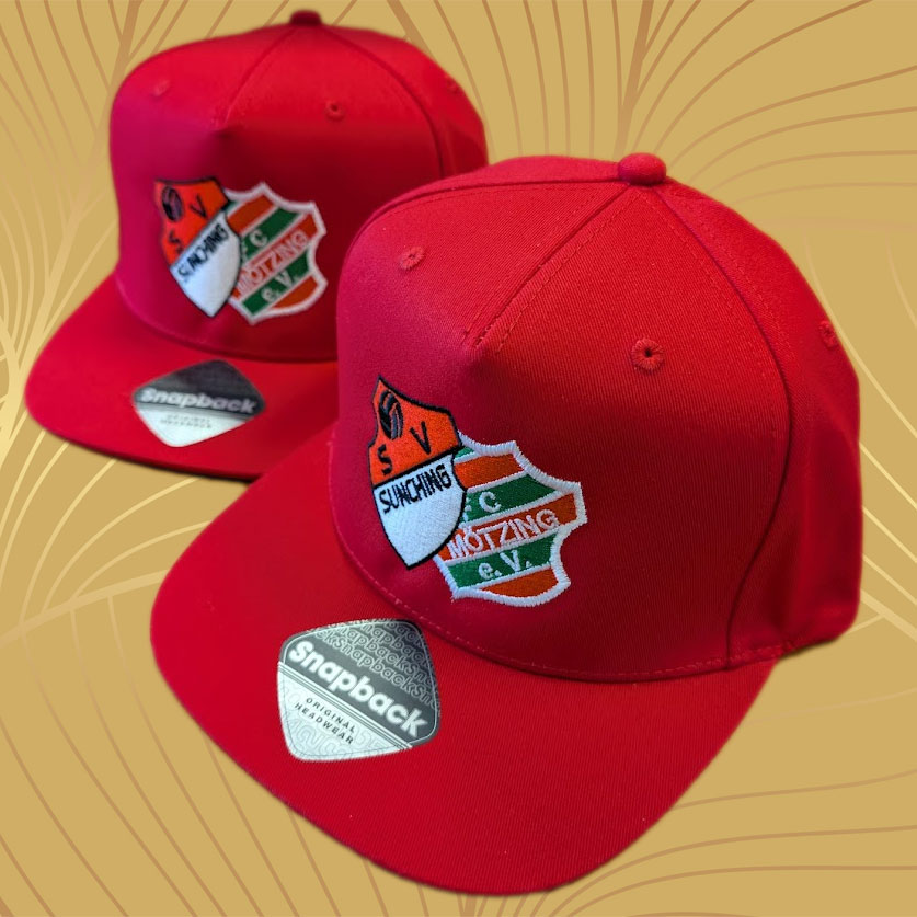 beechfield 5-Panel Snapback Rapper Cap B610 mit Logo-Stickerei