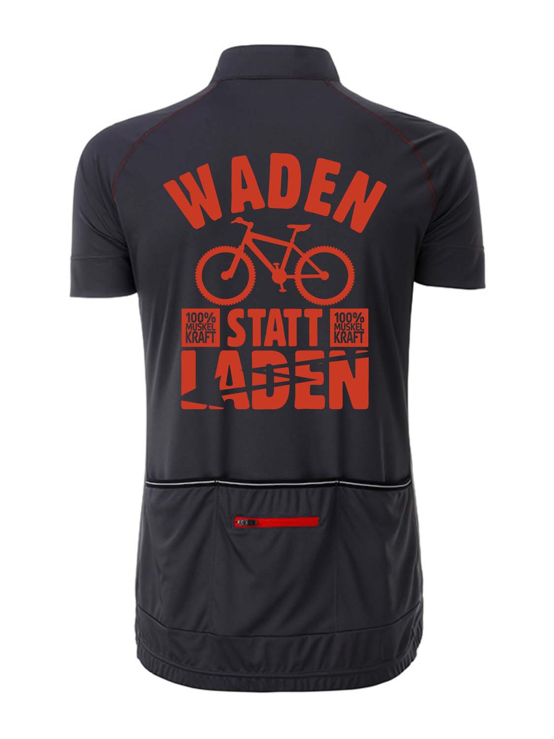 Herren Rad-Trikot Fullzip "Waden statt Laden" JN516WL