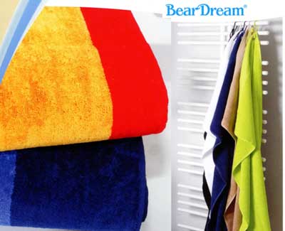 BearDream Sport Premium Badetuch mit Text-Stickerei