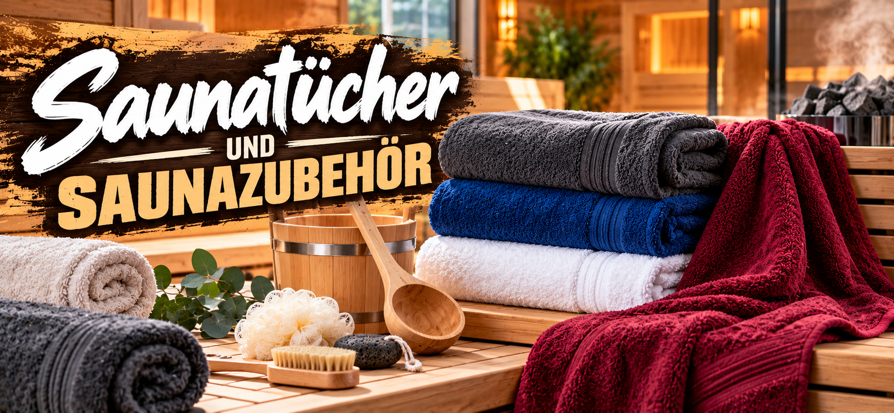 Saunatücher und Zubehör