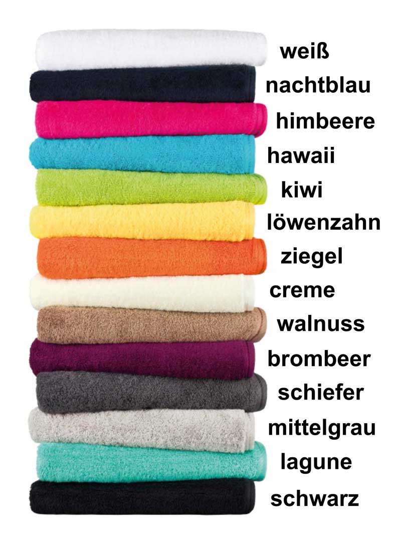 Floringo Profi-Star Handtuch mit Text-Stickerei