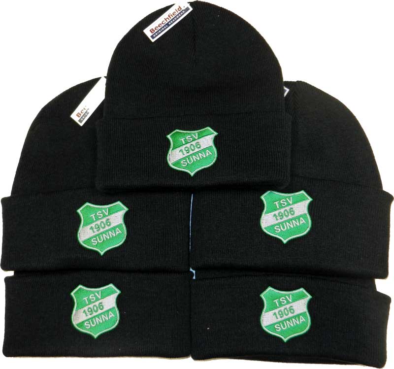 Beanie mit Logo bestickt Beechfield Original Cuffed Beanie B45