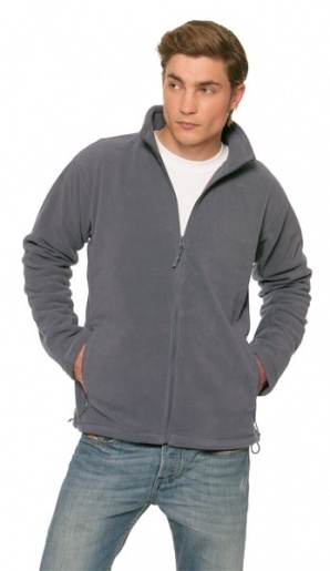 RUSSEL Outdoor Fleecejacke Z8700 mit Textstickerei