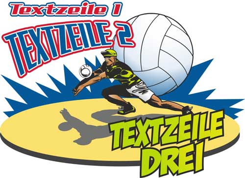 Motiv Volleyball-Fashion 05