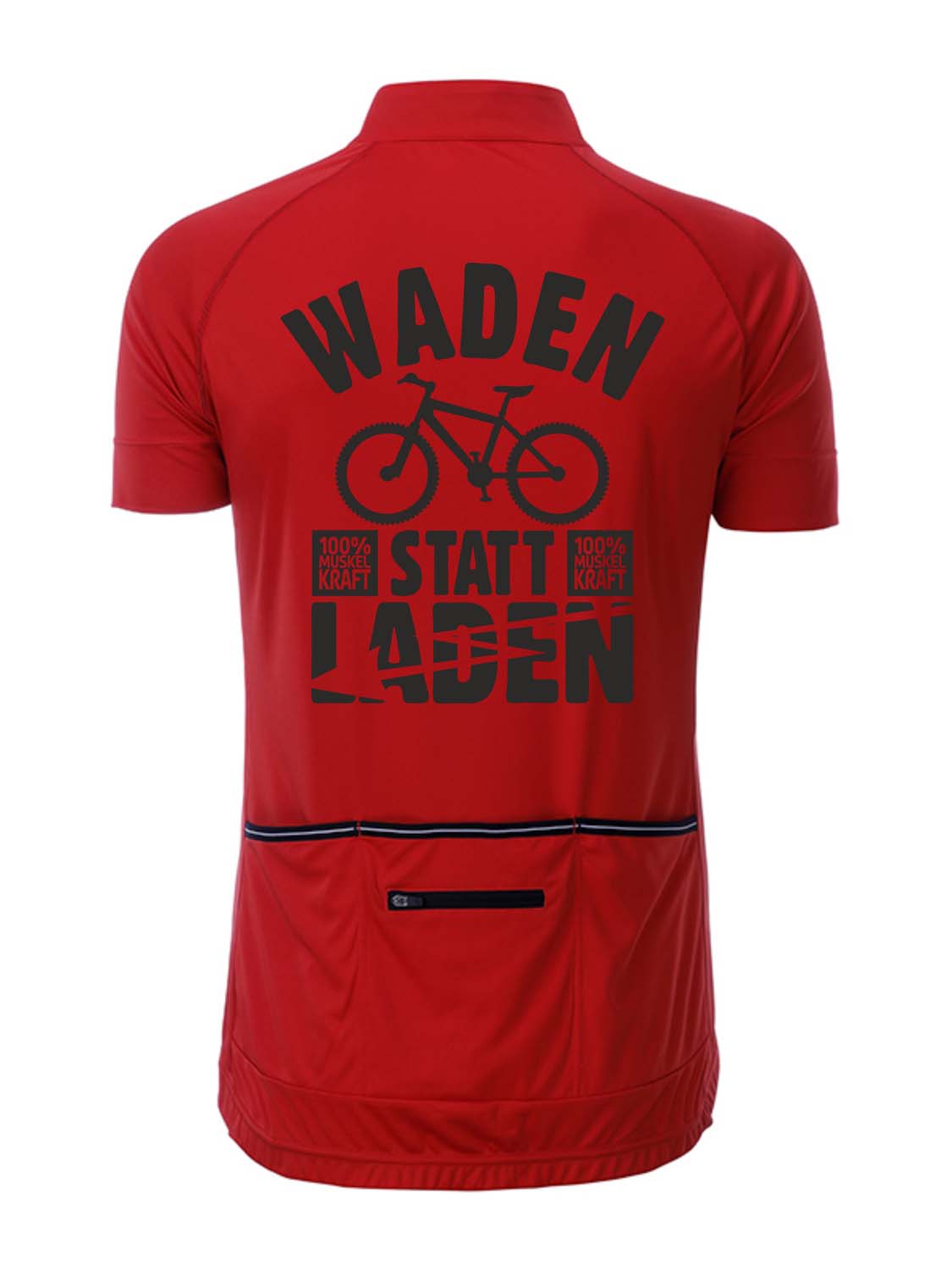 Herren Rad-Trikot Fullzip "Waden statt Laden" JN516WL
