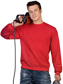 B&C Hero Pro Workwear Sweater WU C20 mit Stickerei
