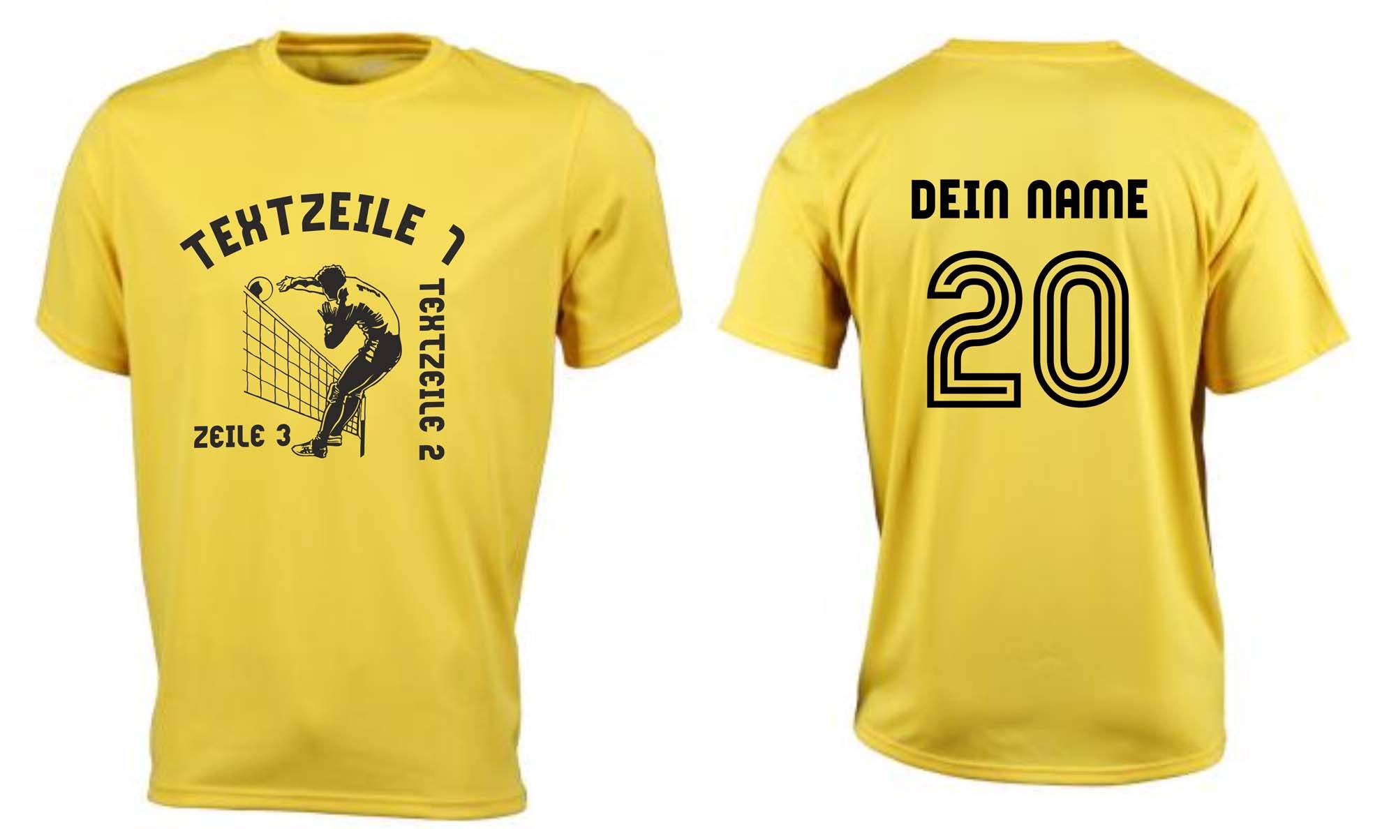 Meistershirt Volleyball ACTIV mit beidseitigem Druck