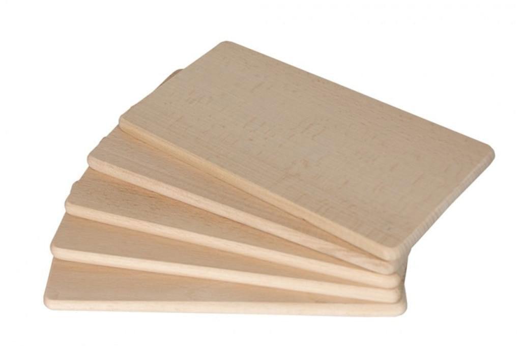Holz-Türschild - Hier wohnt ein Schreiner