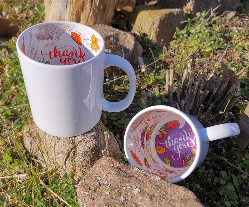 Tasse "Thank You" mit individuellem Fotodruck