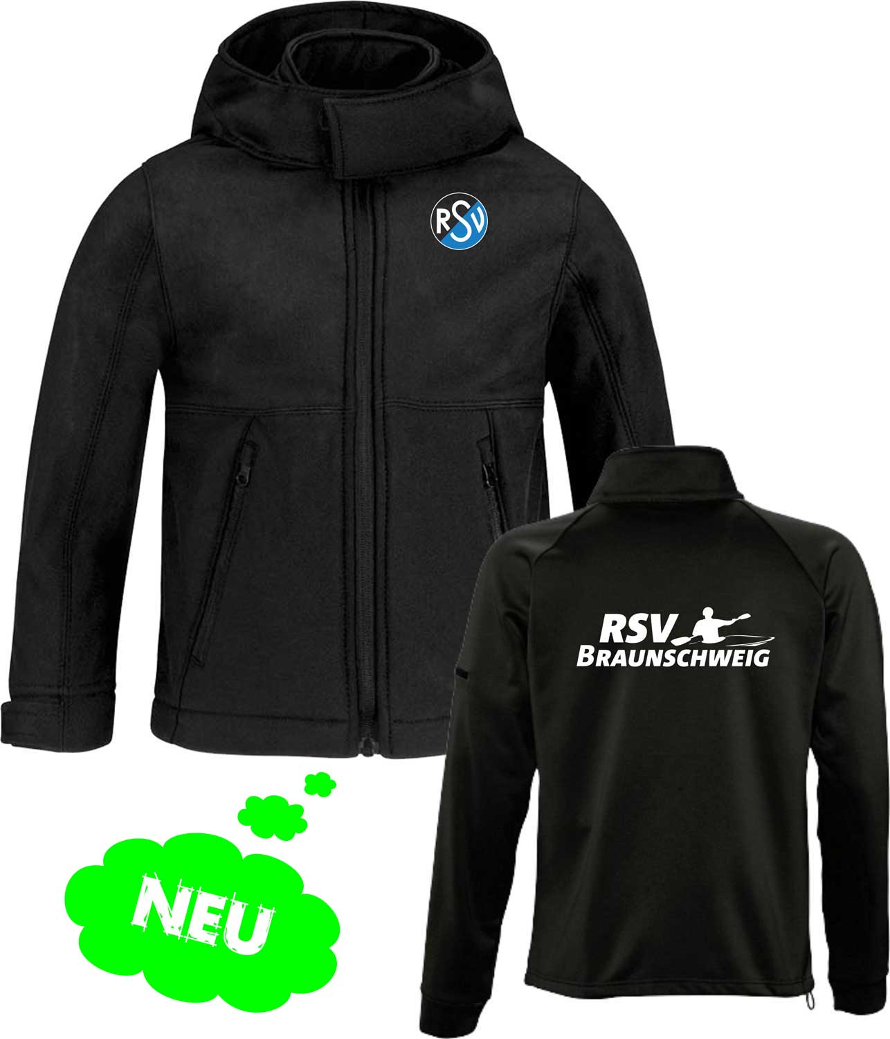 RSV Braunschweig SLALOM Kids-Softshelljacke JK969