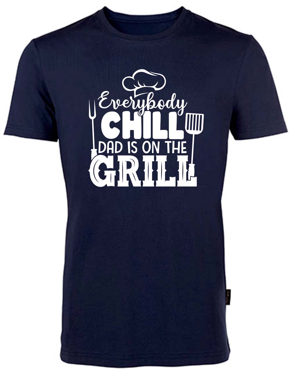 BBQ Fun-Shirt - Everybody Chill Dad Is On The Grill HRM101EBG