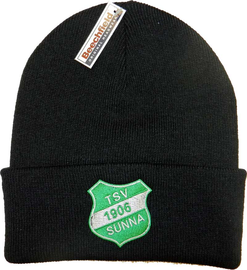 Beanie mit Logo bestickt Beechfield Original Cuffed Beanie B45