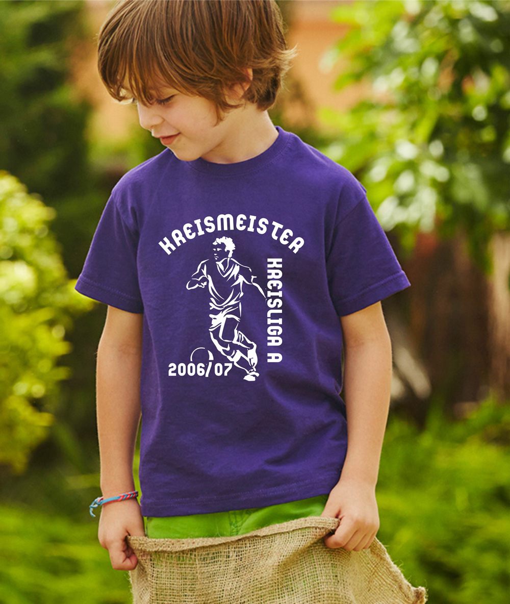Meistershirt Fußball F110 Kids mit beidseitigem Druck