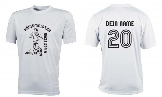 Meistershirt Fußball ACTIV mit beidseitigem Druck