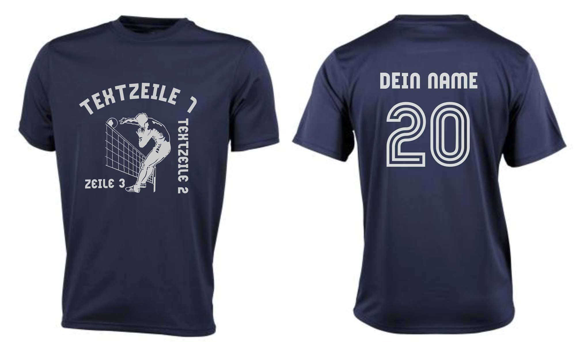Meistershirt Volleyball ACTIV mit beidseitigem Druck
