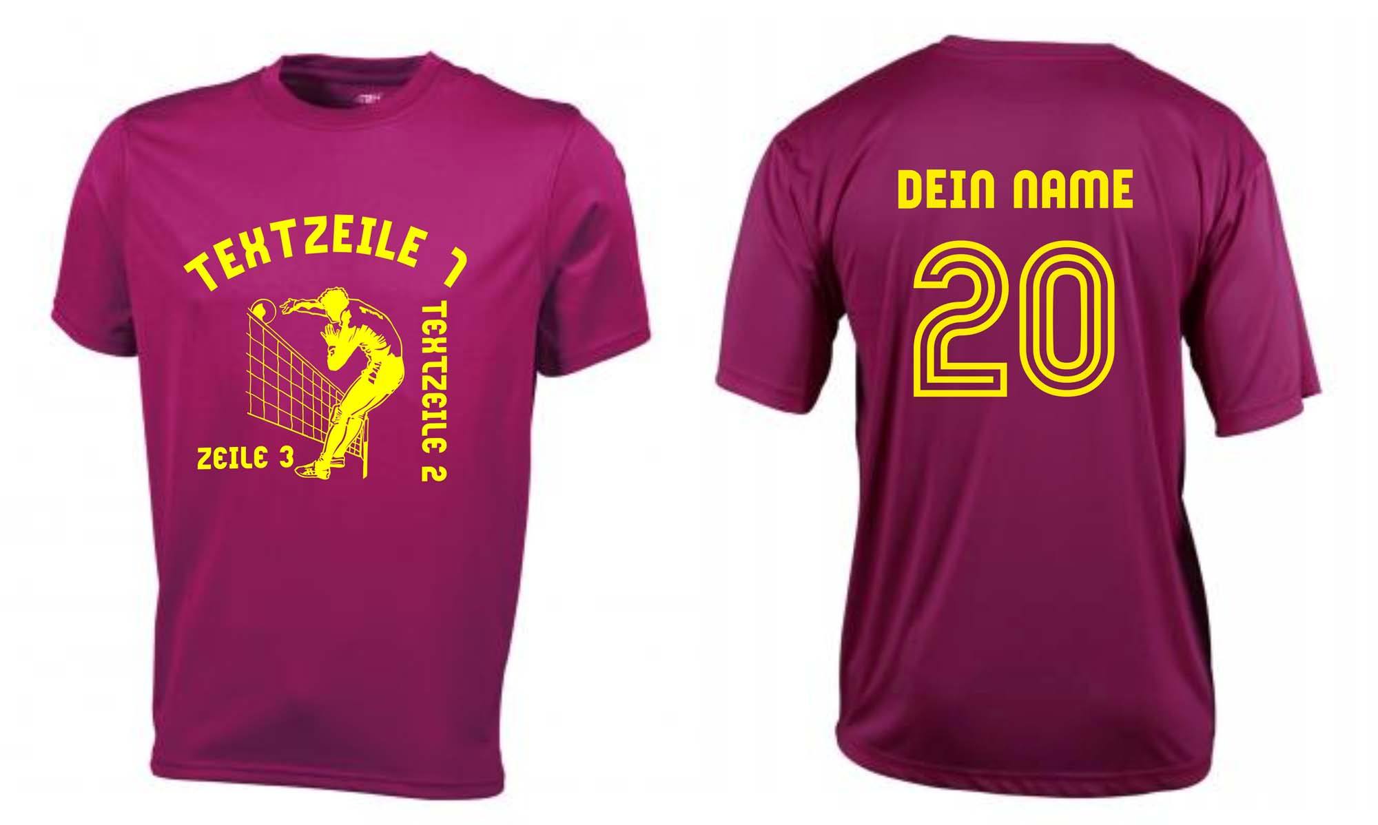 Meistershirt Volleyball ACTIV mit beidseitigem Druck