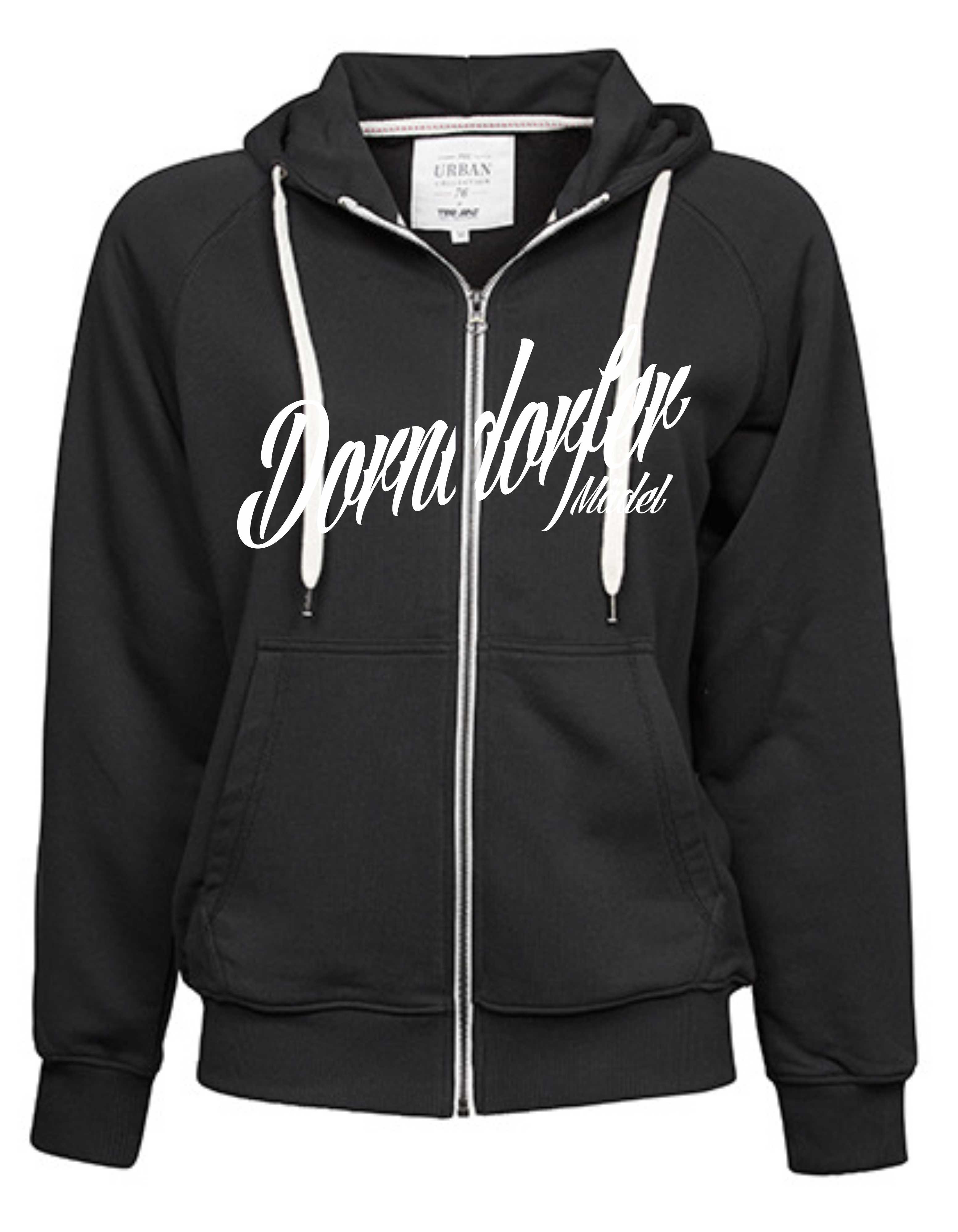 TeeJays Urban Ladies Kapuzen Sweatjacke bedruckt mit deinem Ort TJ5403