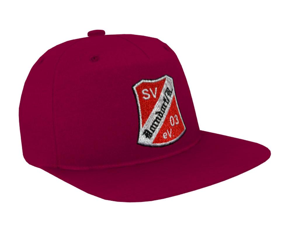 beechfield 5-Panel Snapback Rapper Cap B610 mit Logo-Stickerei