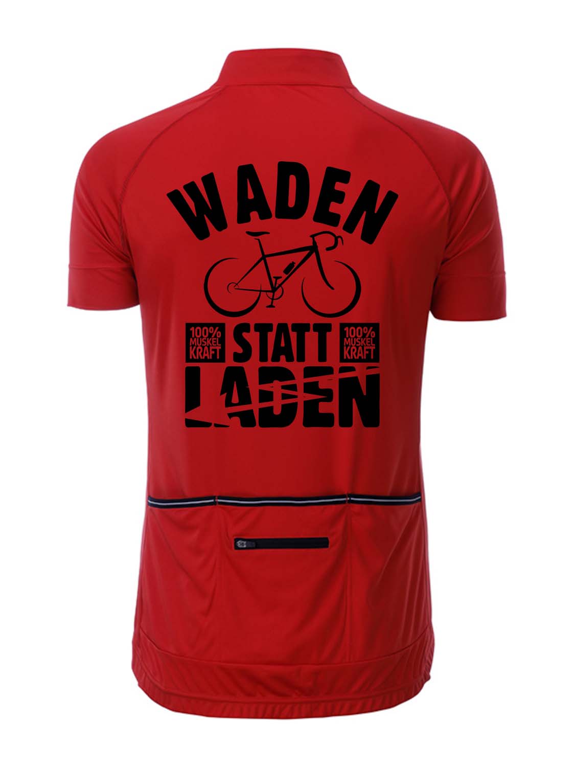 Herren Rad-Trikot Fullzip "Waden statt Laden" JN516WL