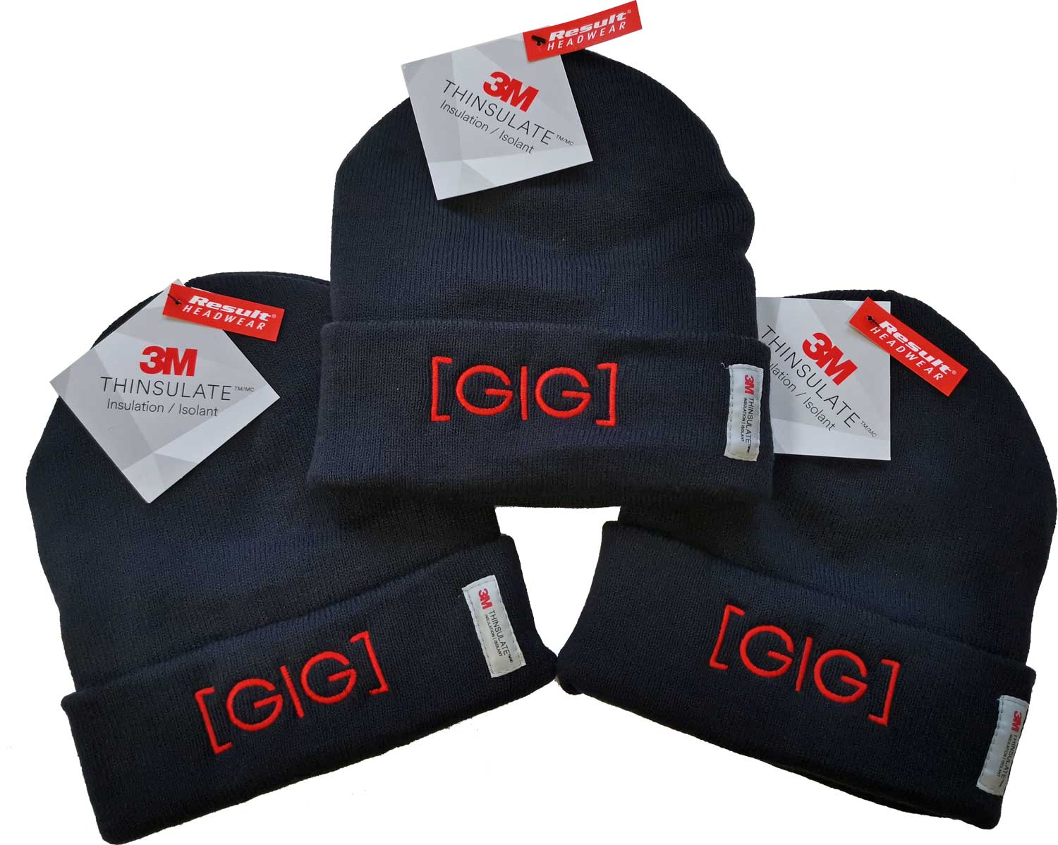 Heavyweight Thinsulate Woolly Ski Hat RC33 mit Logostickerei