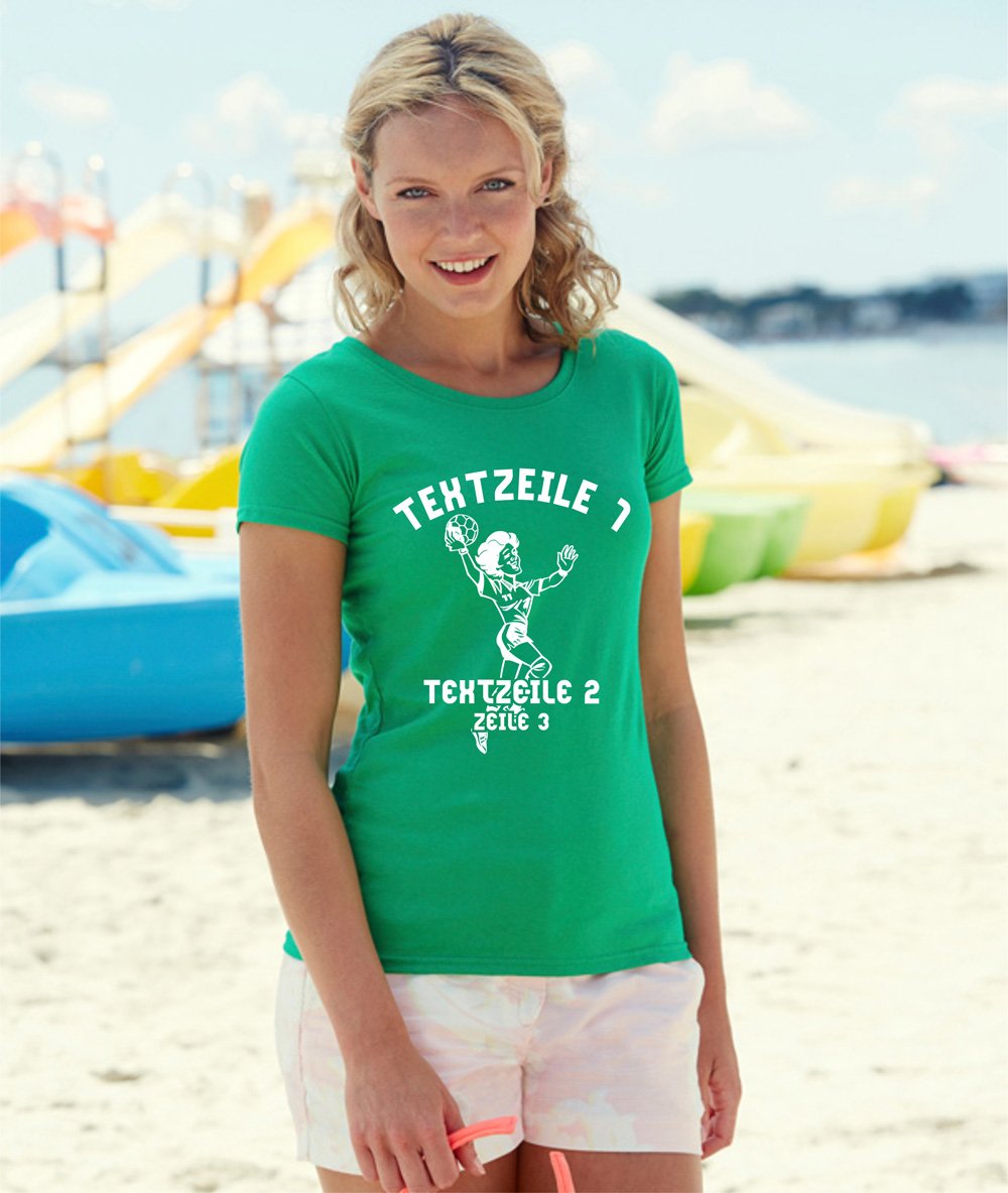 Meistershirt Handball F111 Ladies mit beidseitigem Druck