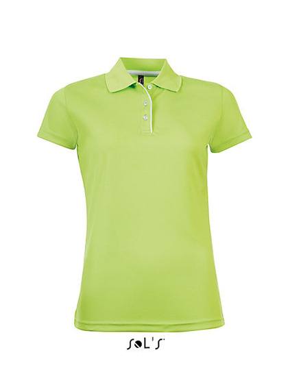 Sol's Womens Sports Polo Shirt Performer L544 mit Textdruck