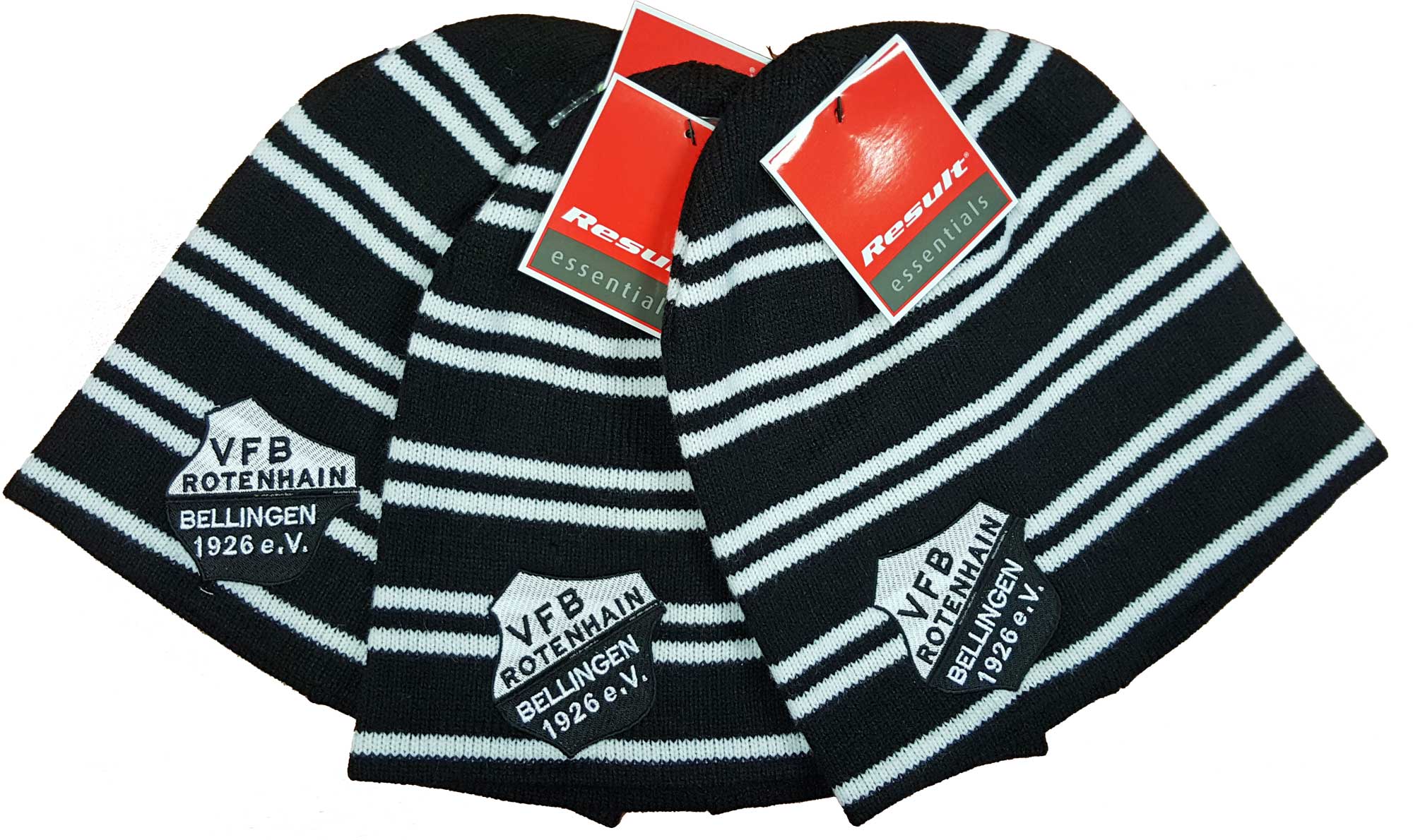 Wendbare Team Beanie mit Logostickerei Result RC354