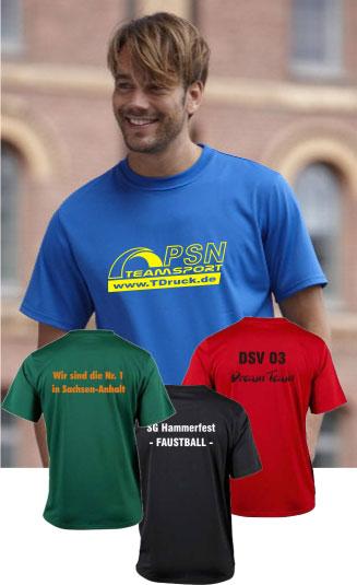 Funktionsshirt ACTIV mit Wunschdruck. Das ideale Trainingsshirt