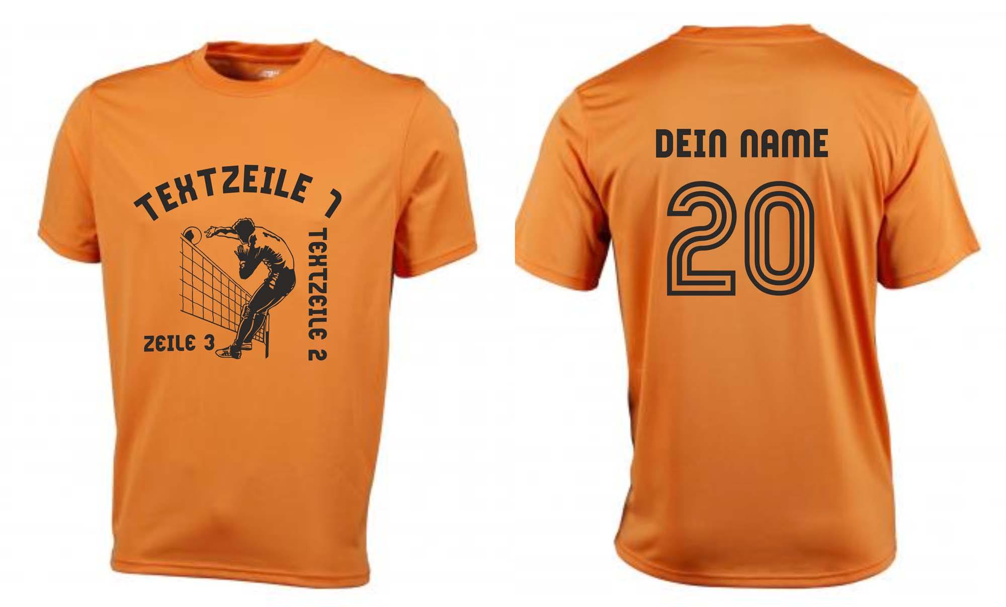 Meistershirt Volleyball ACTIV mit beidseitigem Druck