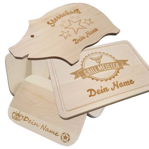 Geschenke aus Holz mit Lasergravur