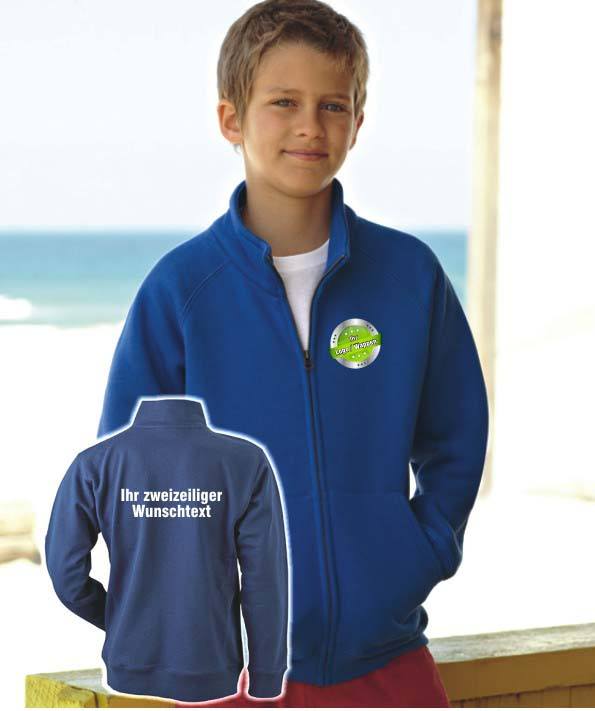 Fruit of the Loom Vereins-Sweatjacke Kids F457K