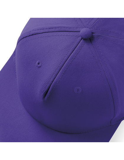 beechfield 5-Panel Snapback Rapper Cap B610 mit Logo-Stickerei