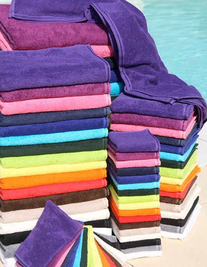 A&R Beach Towel Badetuch mit Text-Stickerei AR037