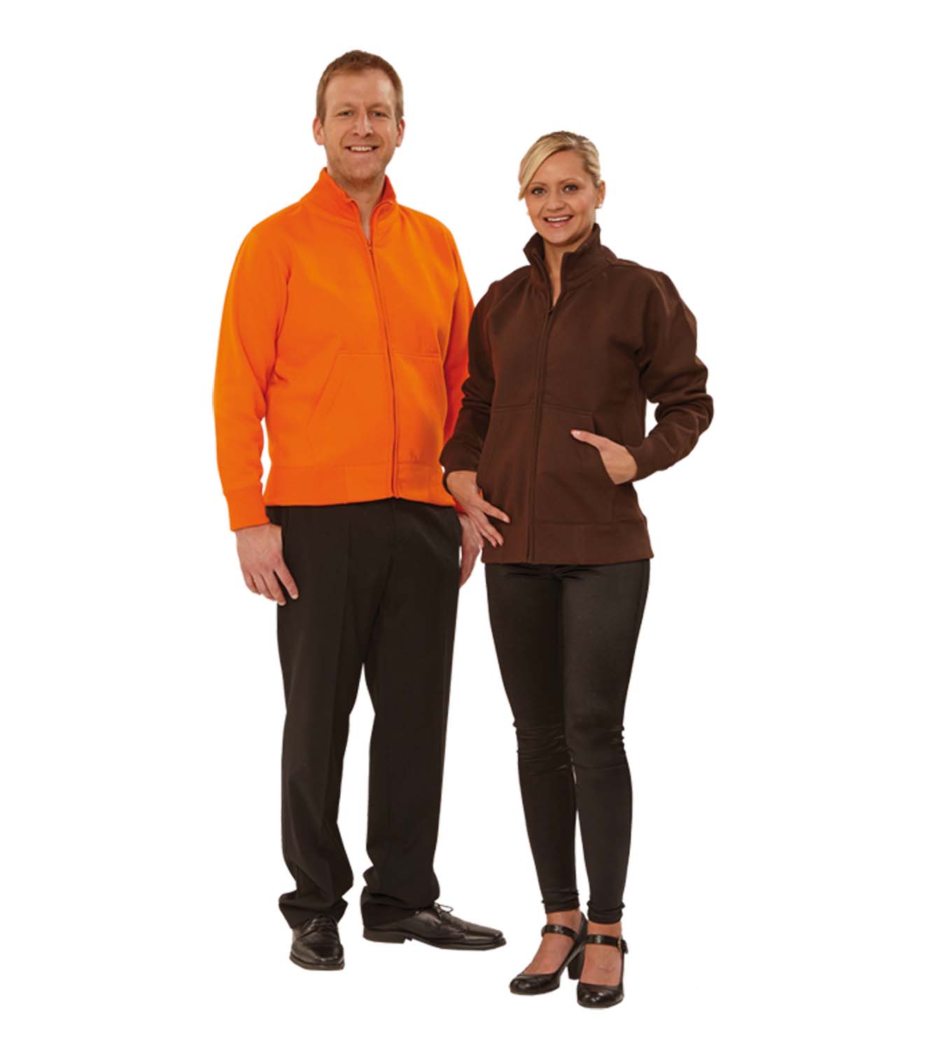 FaPak Workwear Sweatjacke mit Stehkragen FP1270