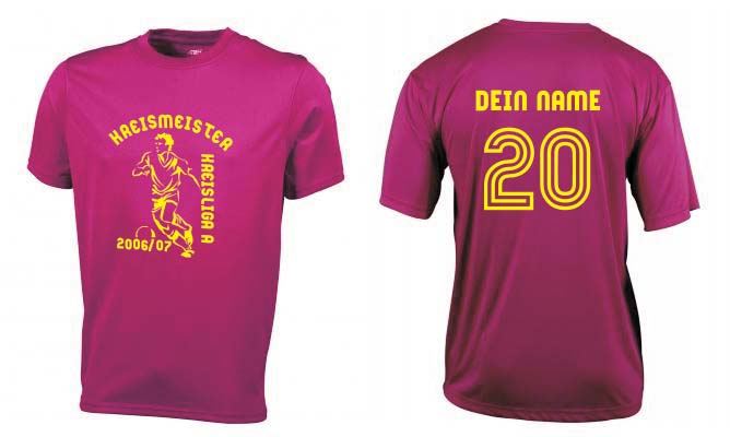 Meistershirt Fußball ACTIV mit beidseitigem Druck