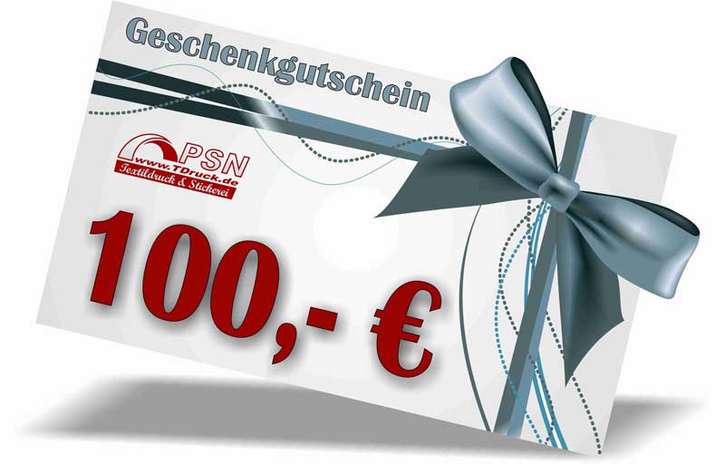 100 EUR Geschenkgutschein von TDruck.de