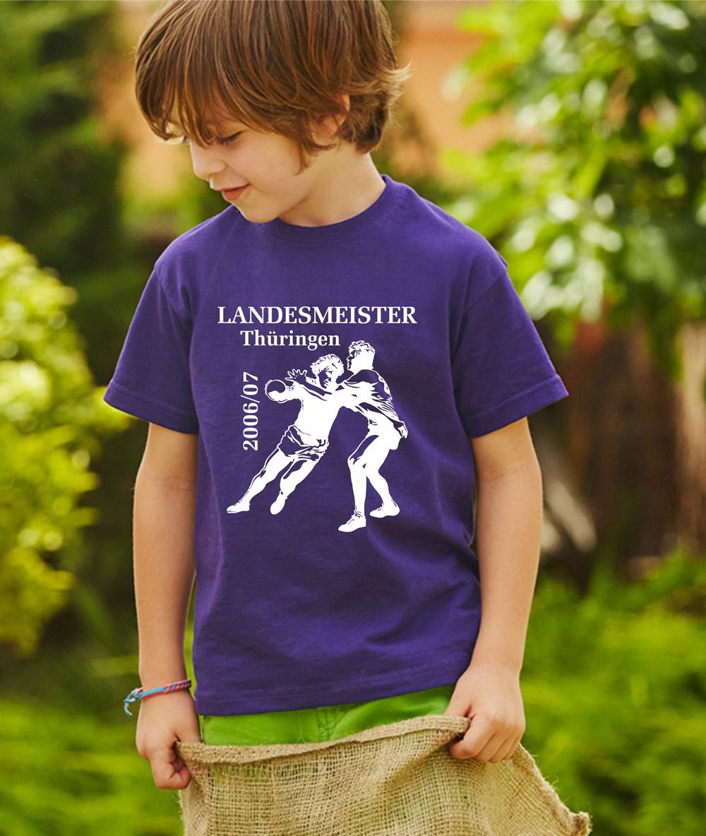 Meistershirt Handball F110 Kids mit beidseitigem Druck
