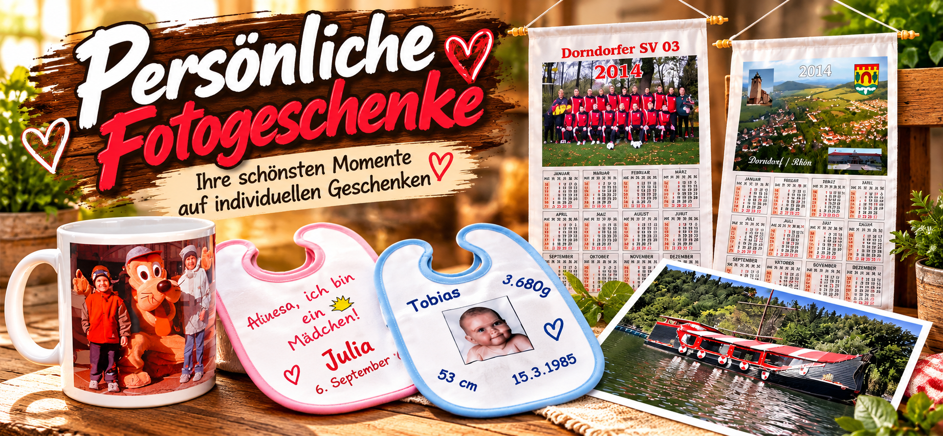 Persönliche Fotogeschenke