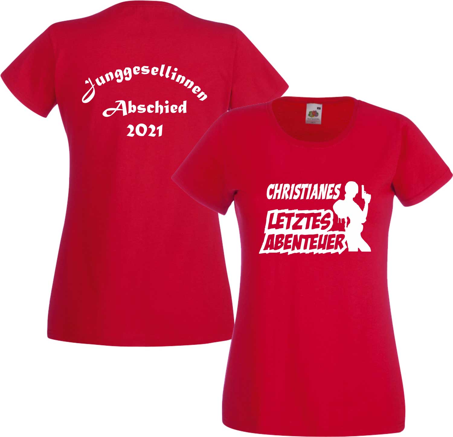Damen JGA-Shirt "Letztes Abenteuer"
