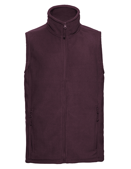 RUSSEL Outdoor Fleeceweste Z8720 mit Textstickerei