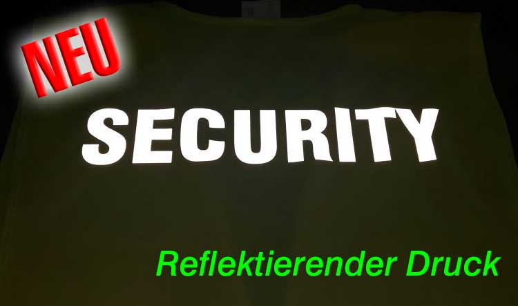 Farbige Funktionsweste mit einseitigem Textdruck