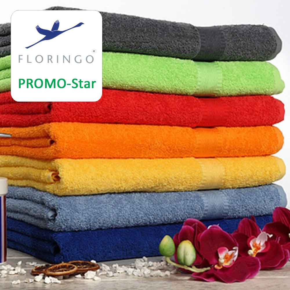 Floringo Promo-Star Handtuch mit Text-Stickerei