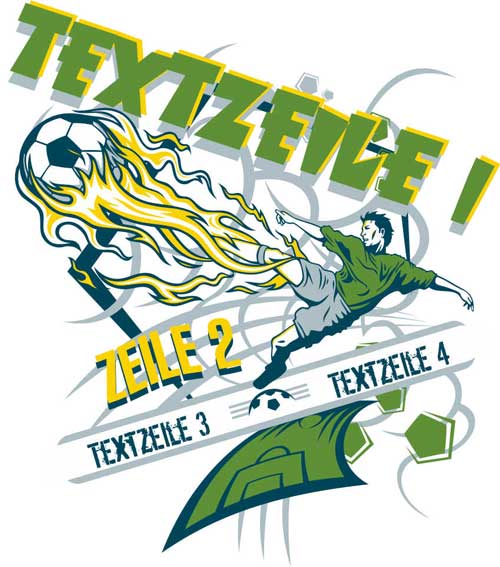 Motiv Fussball-Fashion 06