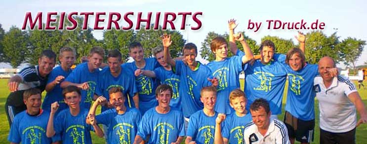 Meistershirts - die passende Kleidung für Dein Team - ganz persönlich