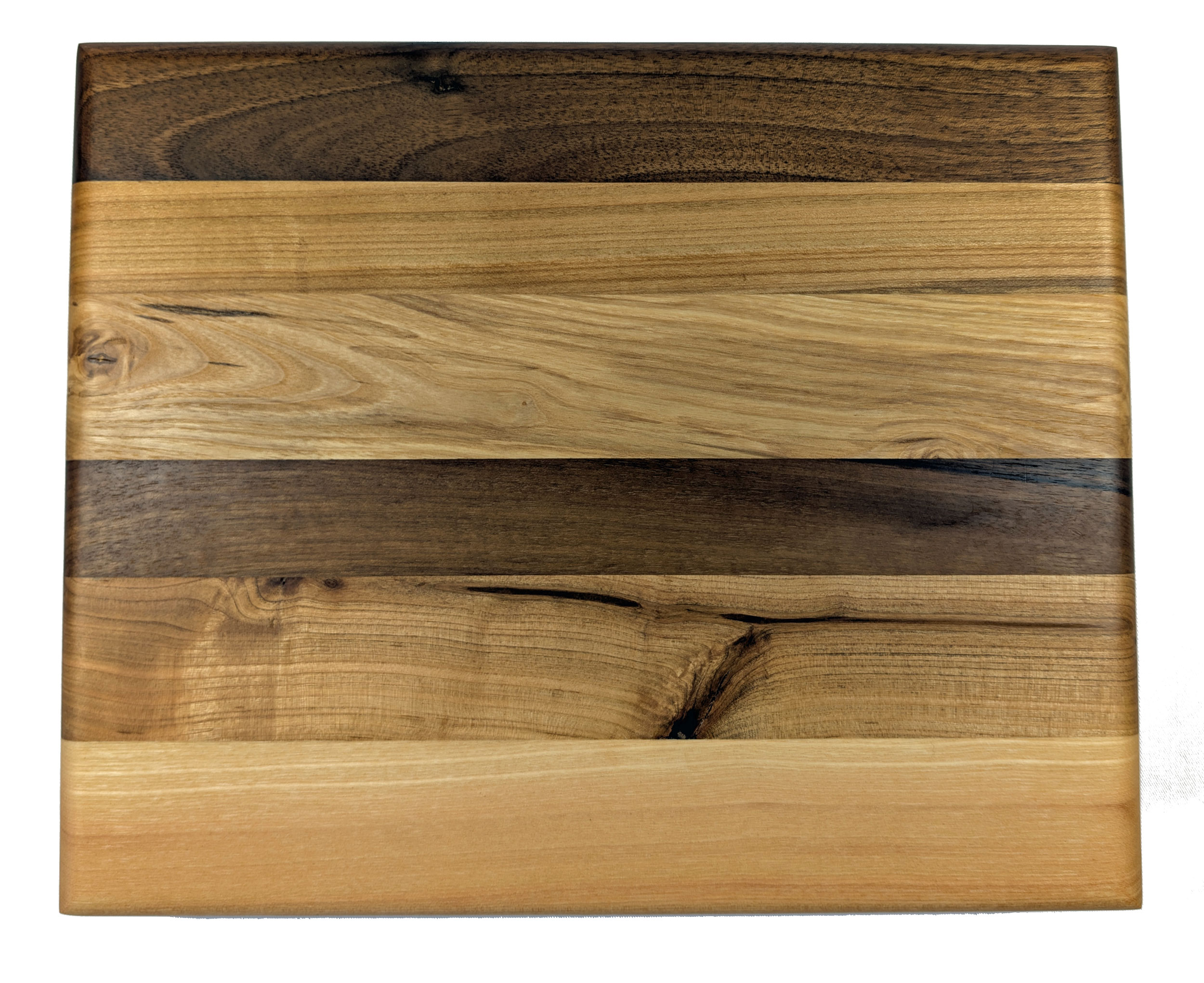 Schneidebrett Kirsche - Nussbaum - Esche 320 x 260 x 50 mm