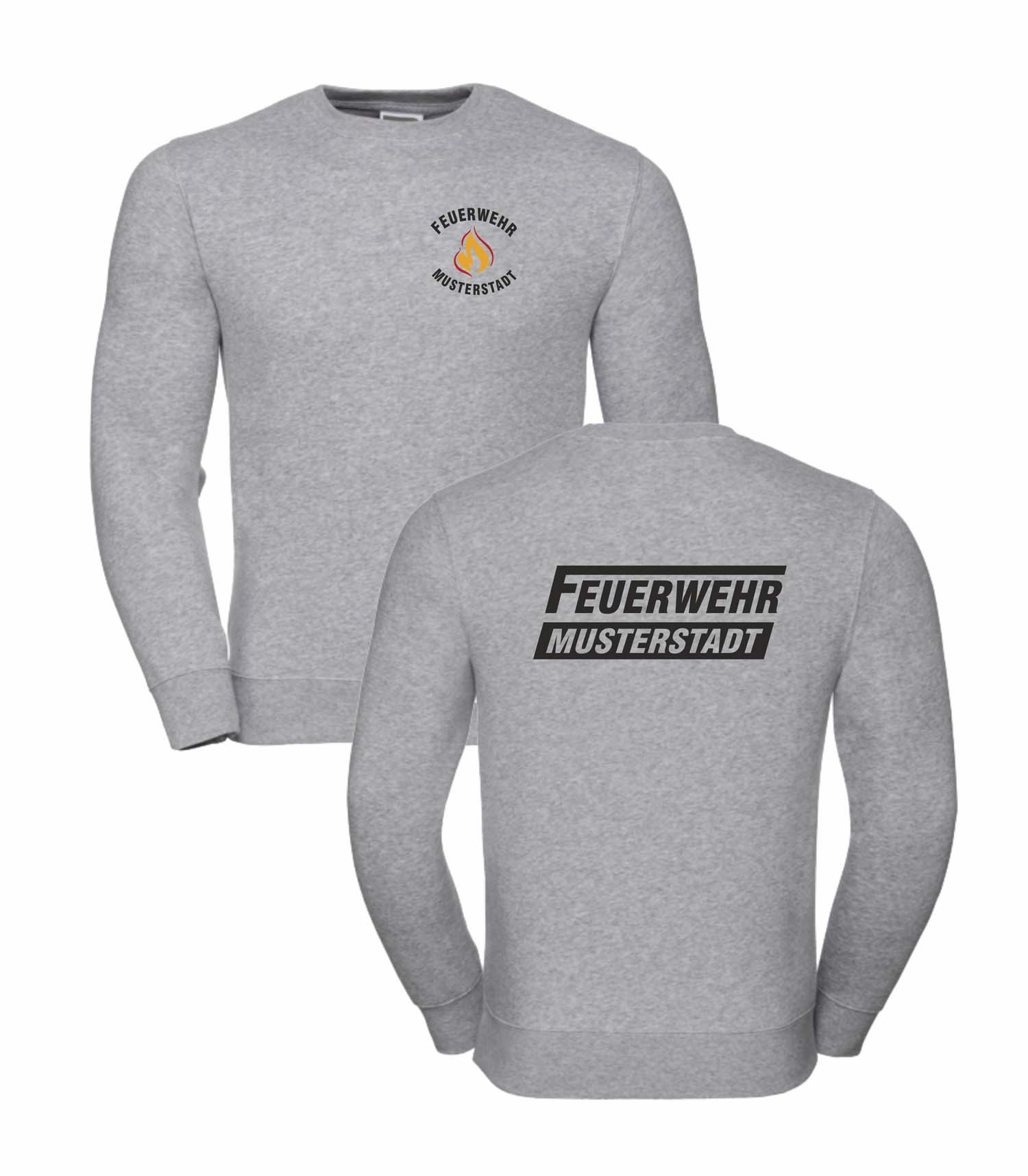 Feuerwehr Sweatshirt FP1280FWBL mit Feuerwehr-Logo