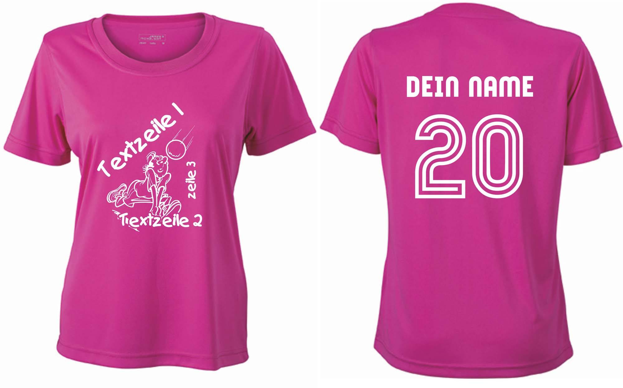 Meistershirt Volleyball Ladies ACTIV mit beidseitigem Druck