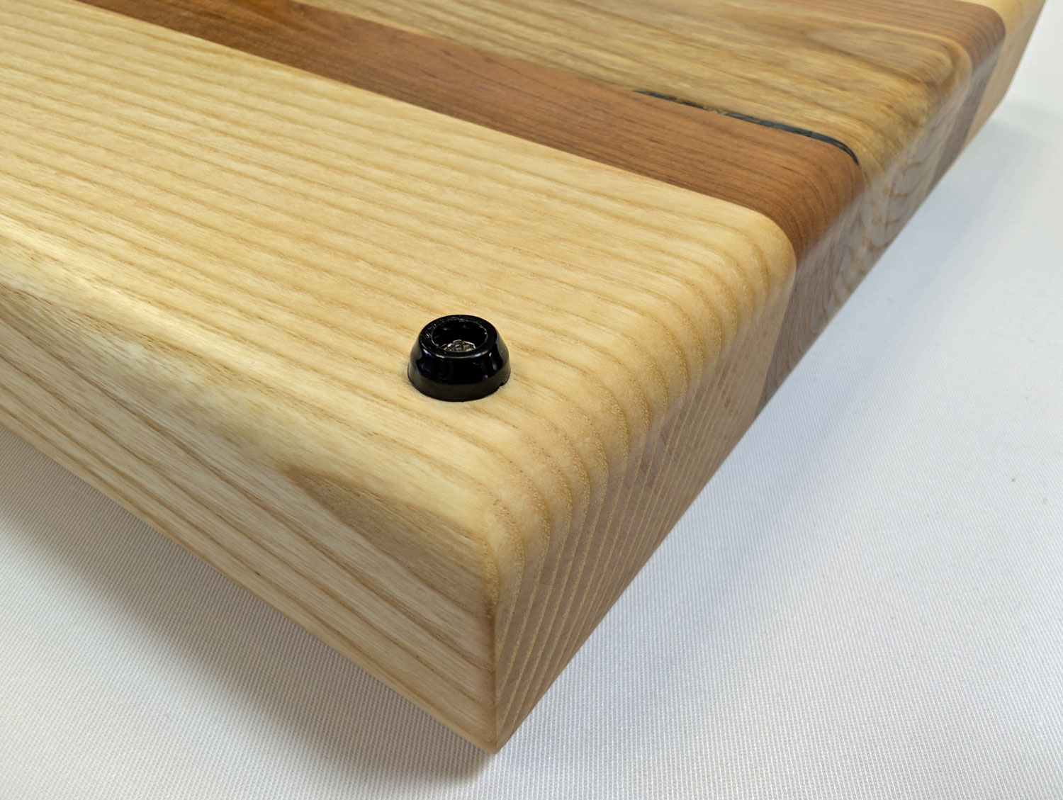 Schneidebrett Esche - Kirsche 400 x 310 x 50 mm