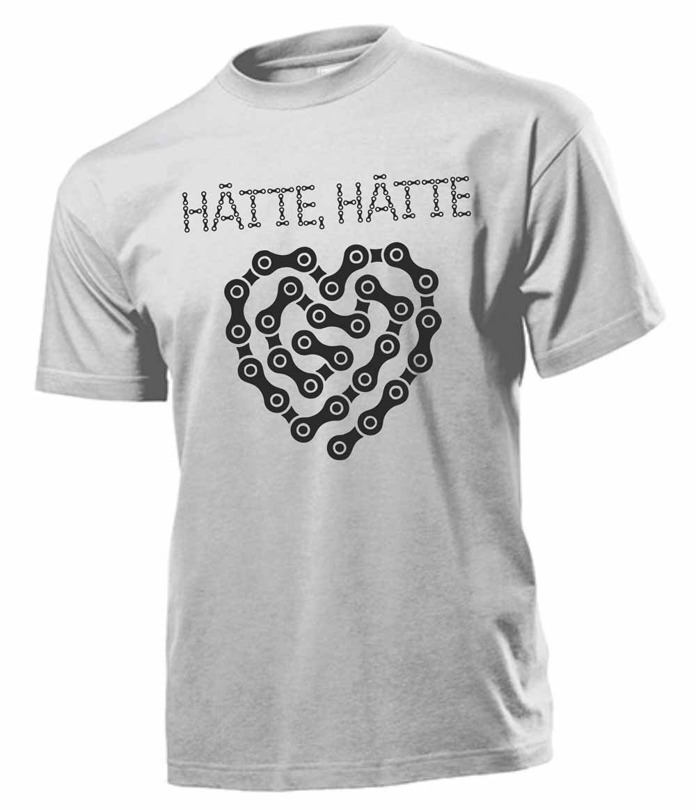 Fun-Shirt - Hätte, Hätte, Fahrradkette