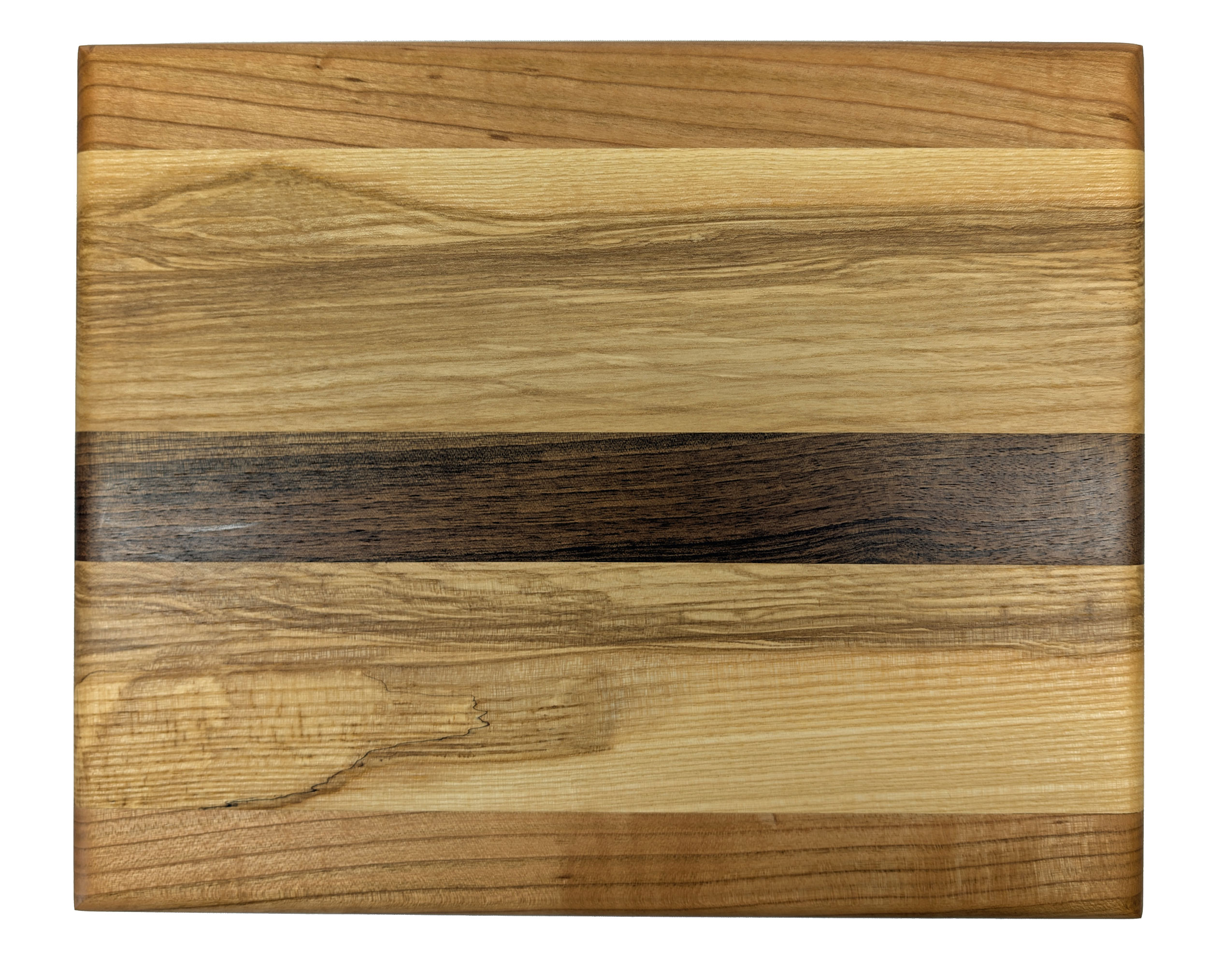 Schneidebrett Esche - Nussbaum - Kirsche 345 x 285 x 45 mm